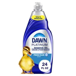 Dawn Platinum Fresh Rain Dish Detergent 24 oz