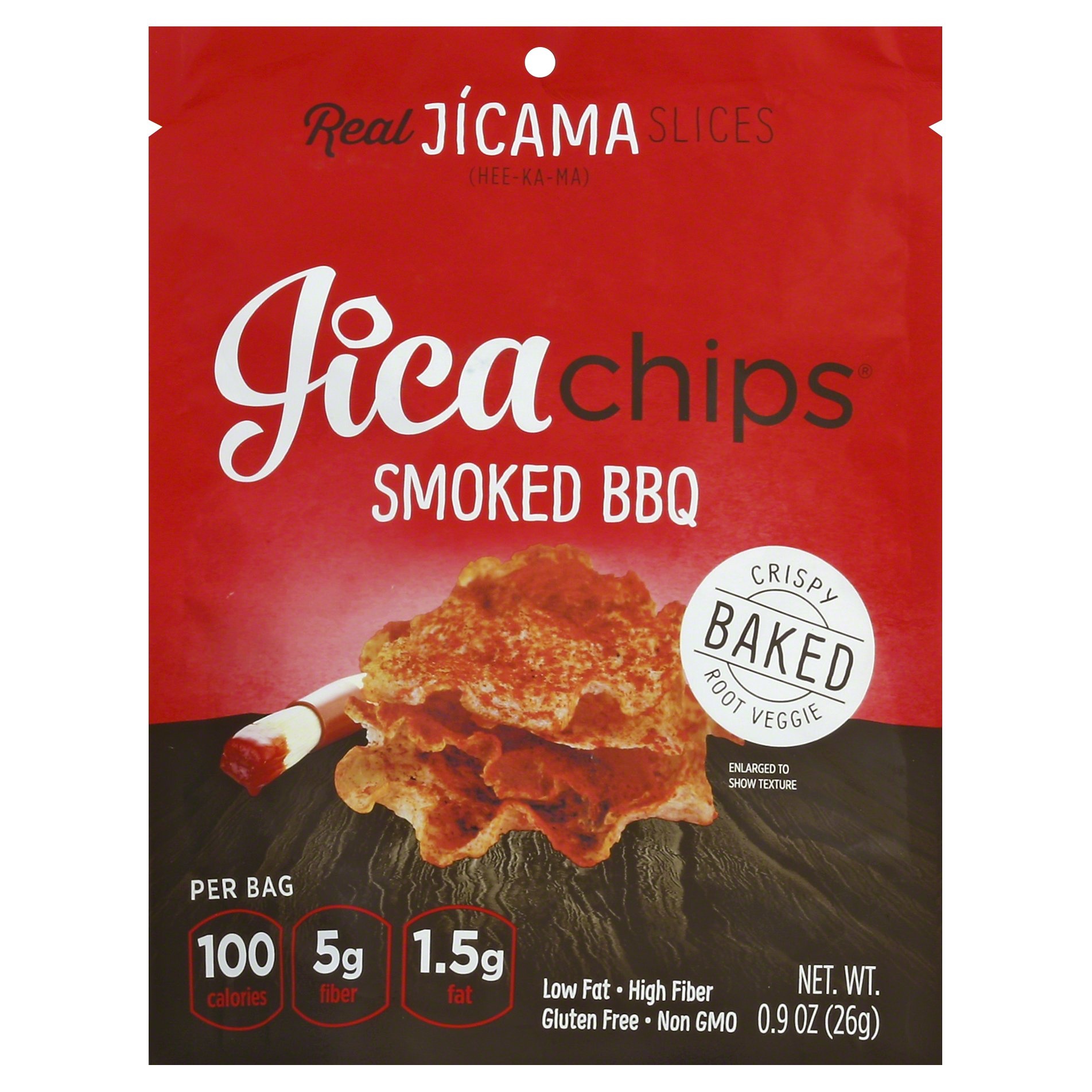 slide 1 of 2, Jica Chips Jicama Slices 0.9 oz, 0.9 oz