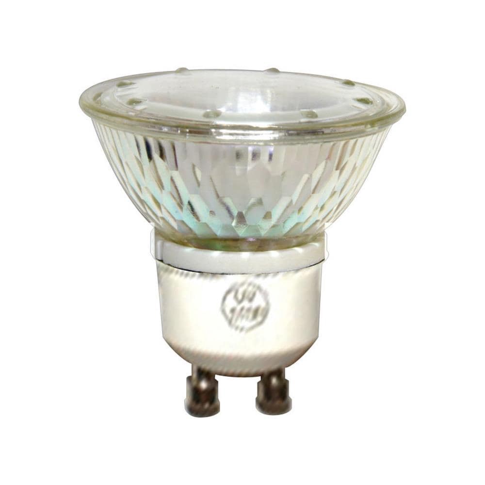 slide 1 of 4, GE 35 -Watt EQ MR16 Bright white GU10 Dimmable Halogen Spot Flood Light Bulb 3 -Pack, 1 ct