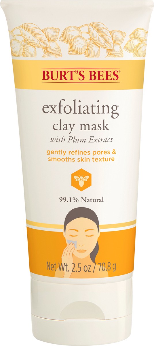 slide 2 of 3, Burt's Bees Burts Bees Clay Mask Exfoliating, 2.5 oz