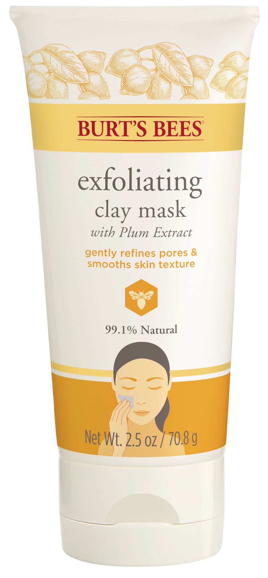 slide 1 of 3, Burt's Bees Burts Bees Clay Mask Exfoliating, 2.5 oz