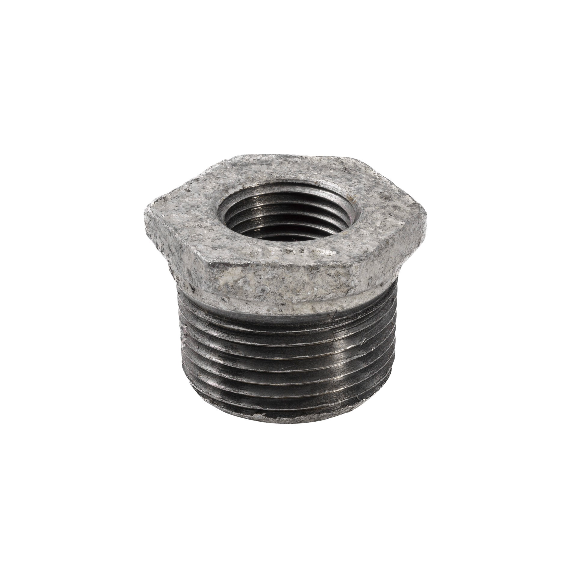 slide 1 of 1, RELIABILT 1-in x 1/2-in Galvanized Hex Bushing, 1 ct