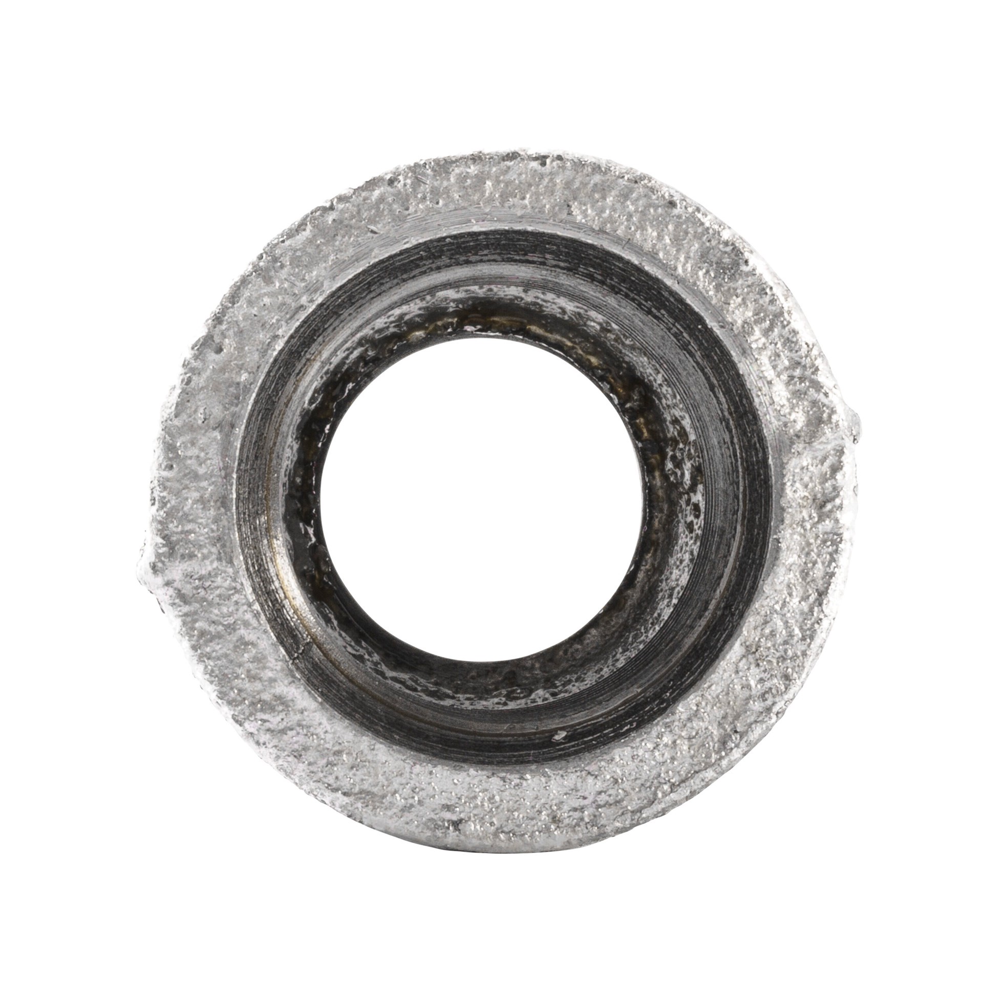 slide 3 of 6, RELIABILT 3/4-in x 1/2-in Galvanized Reducing Coupling, 1 ct