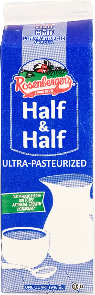 slide 6 of 9, Rosenberger's Ultra-Pasteurized Half & Half - 1 qt, 1 qt