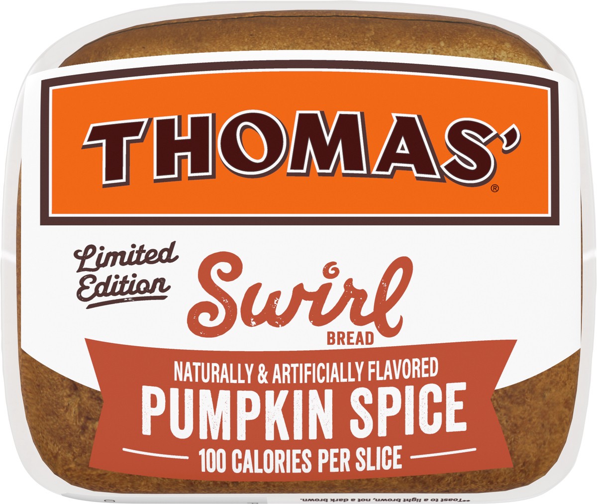 slide 4 of 7, Thomas' Limited Edition Pumpkin Spice Swirl, 16 oz