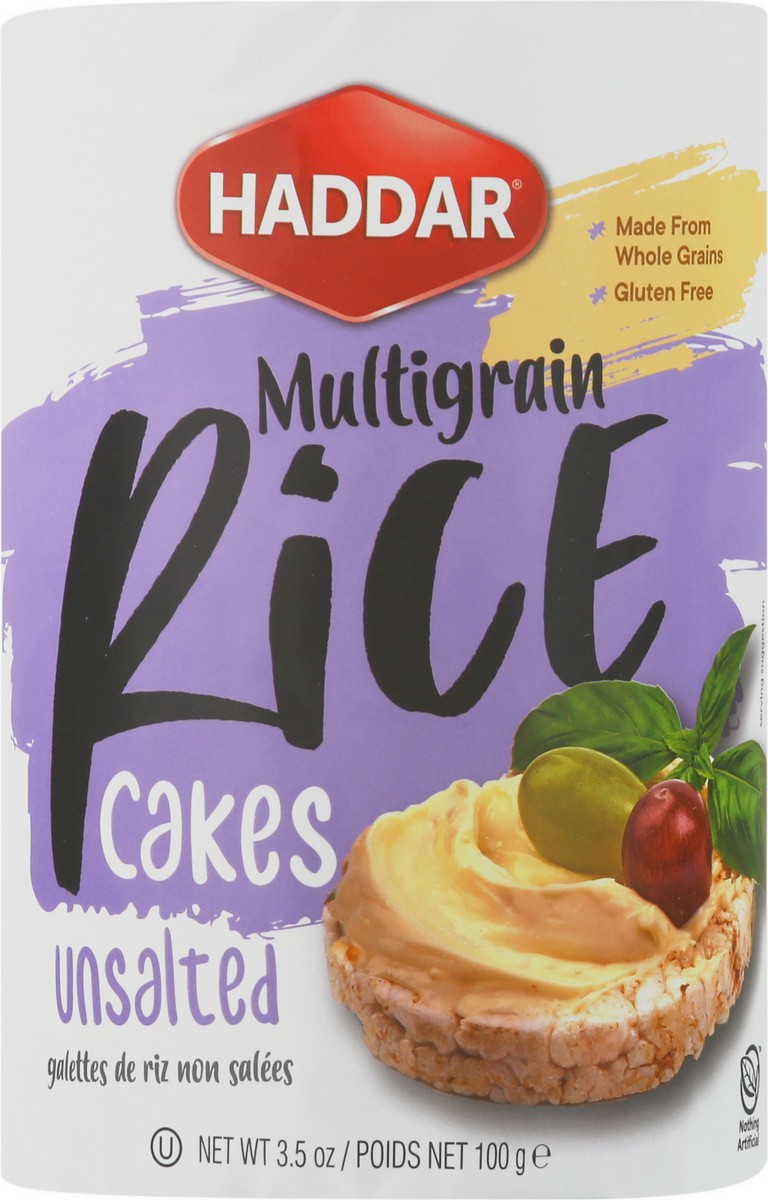 slide 11 of 12, Haddar Unsalted Multigrain Rice Cakes 3.5 oz, 3.5 oz