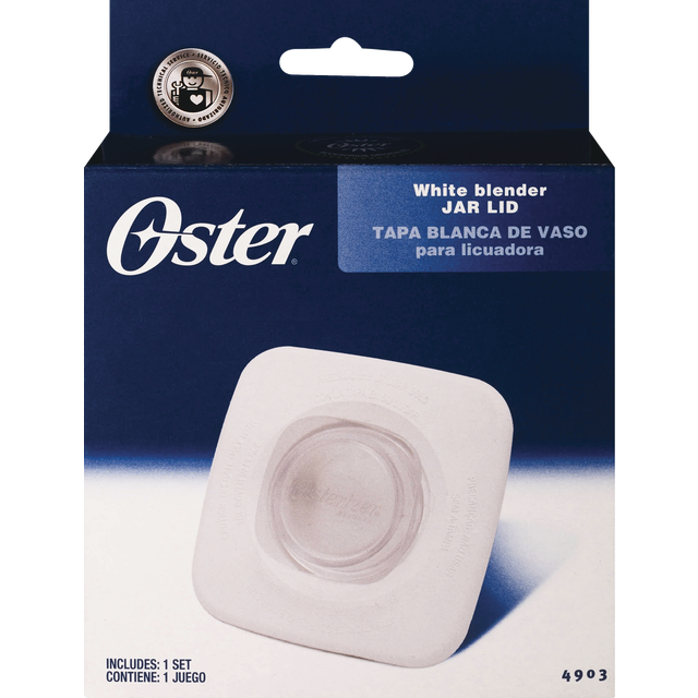 slide 1 of 1, Square Blender Jar Lid White, 1 ct