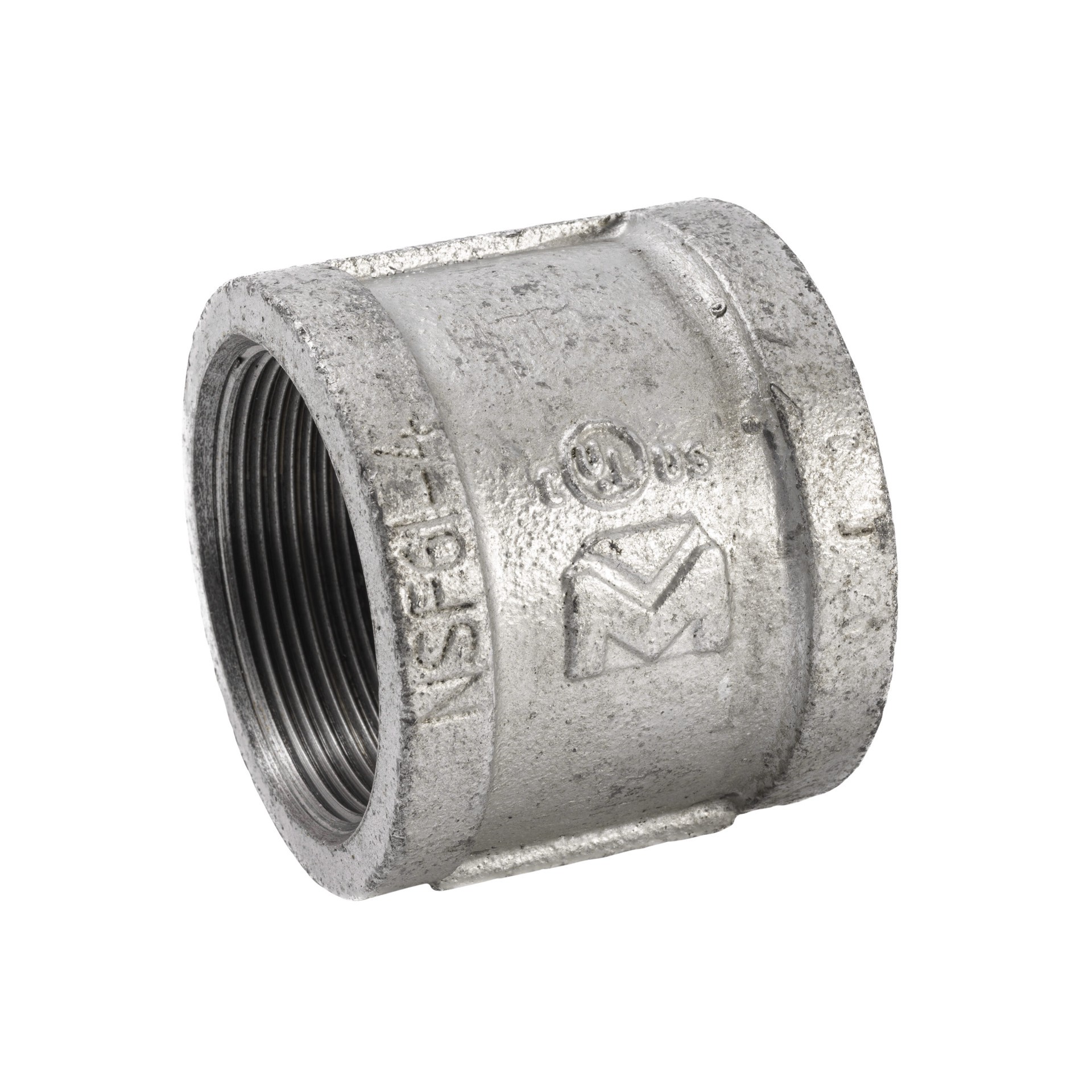 slide 1 of 1, RELIABILT 2-in Galvanized Coupling, 1 ct
