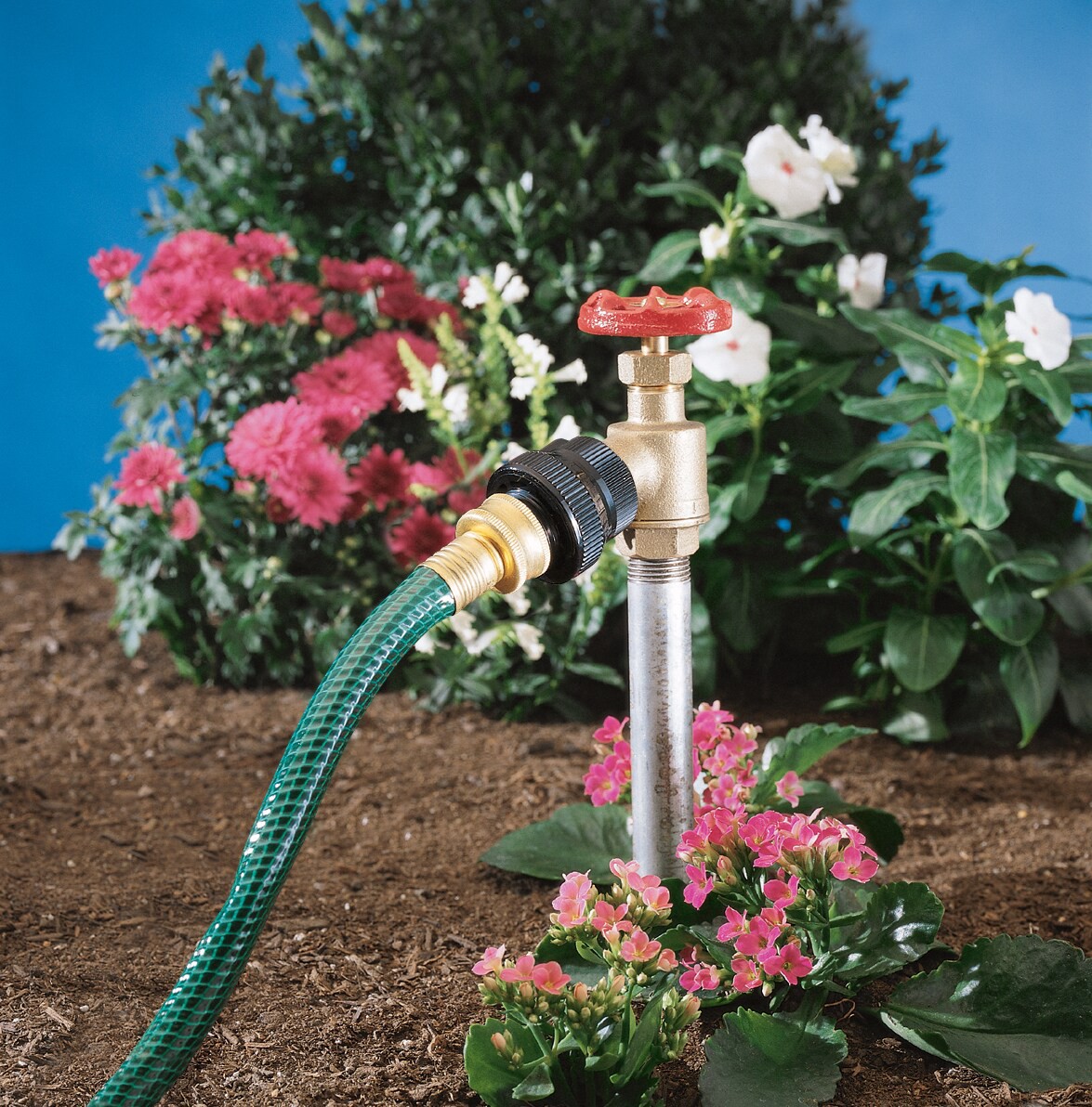 slide 3 of 3, Orbit 3/4-in Plastic Drip Irrigation Coupling, 1 ct