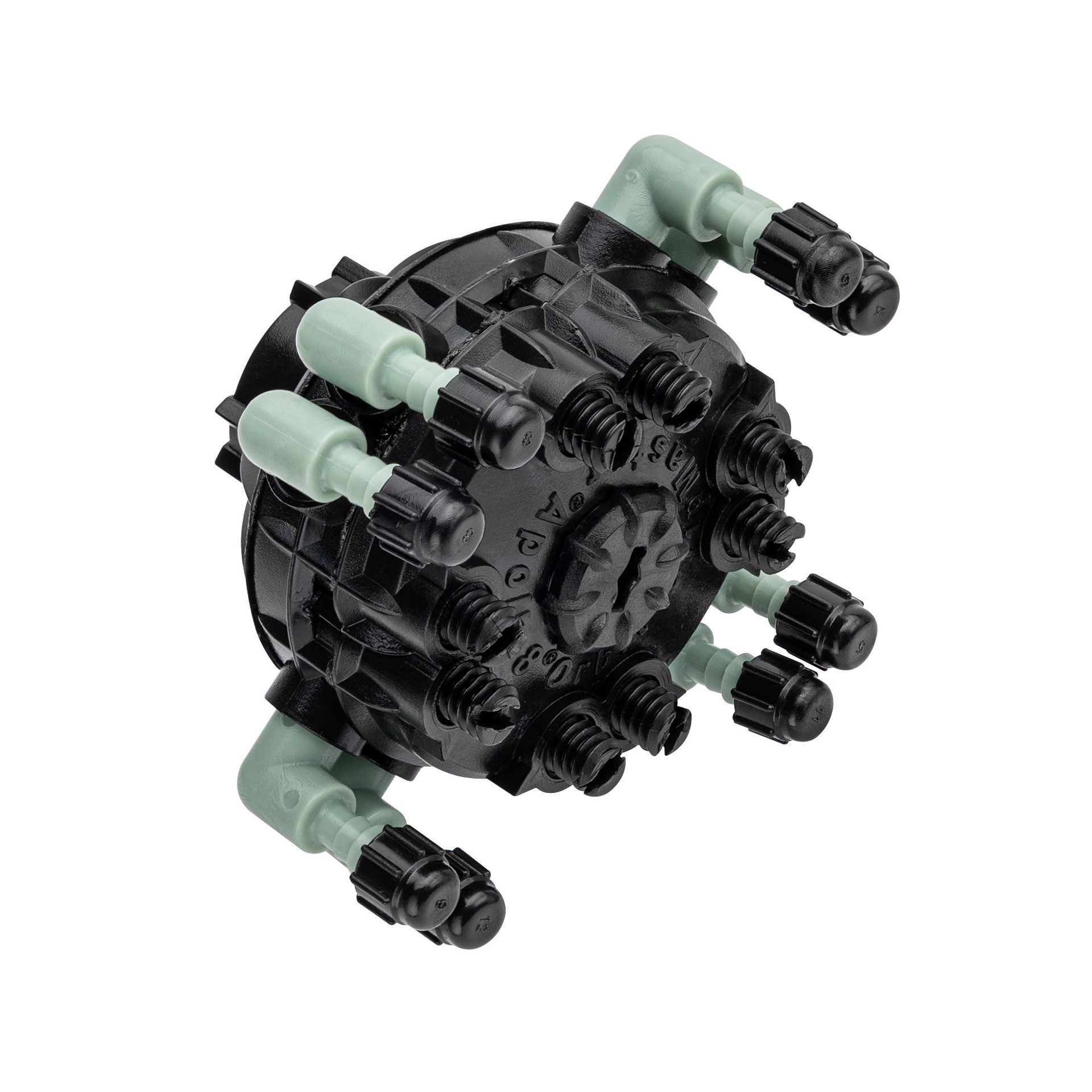 slide 5 of 6, Orbit 8 -Port NPT Adjustable Flow Control Irrigation Manifold with Filter, 1 ct