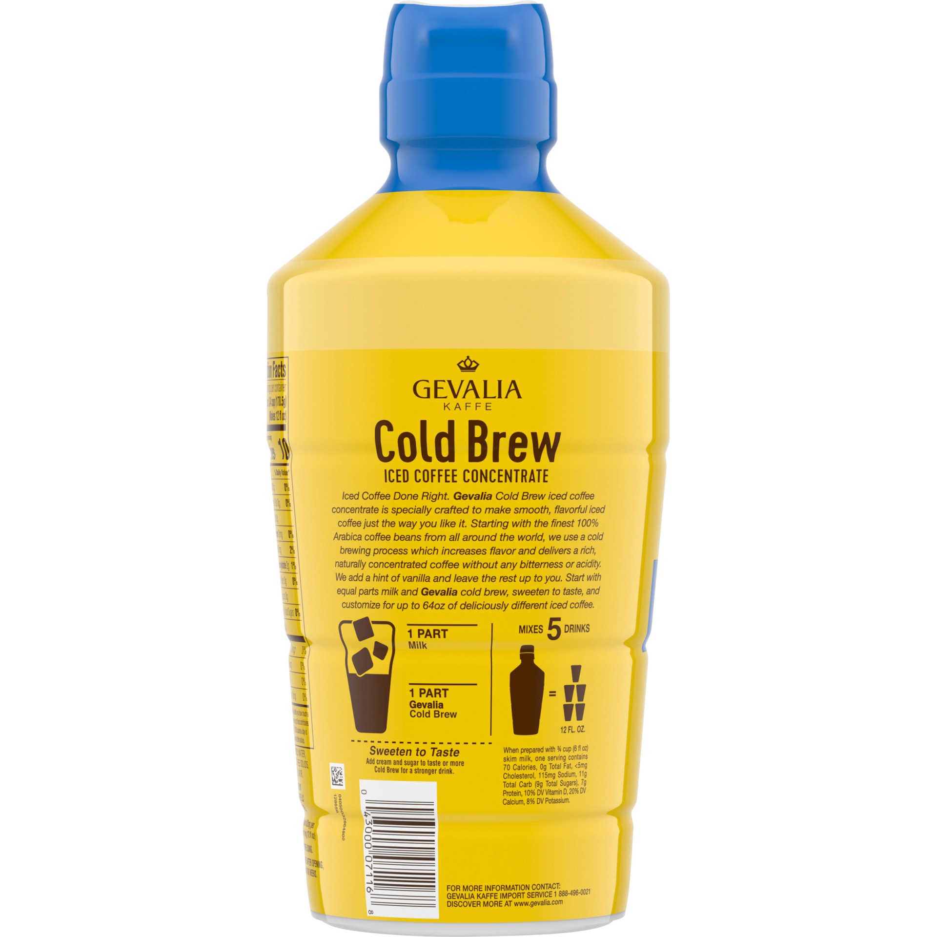 Gevalia Cold Brew Vanilla Iced Coffee Concentrate 32 fl oz Shipt