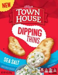 Town House Dipping Thins Sea Salt Baked Snack Crackers 9 oz