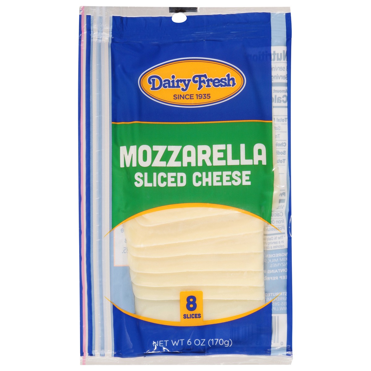 slide 10 of 13, Dairy Fresh Mozzarella Sliced Cheese 8 ea, 8 ct