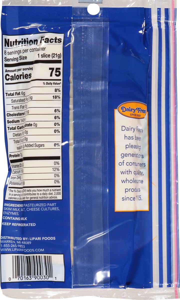 slide 13 of 13, Dairy Fresh Mozzarella Sliced Cheese 8 ea, 8 ct