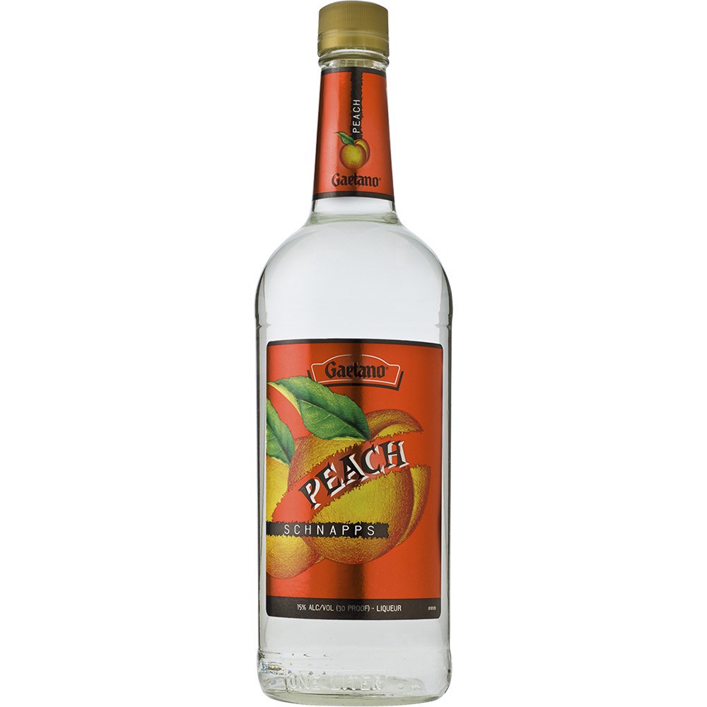 slide 1 of 1, Gaetano - Peach Schnapps, 1 liter