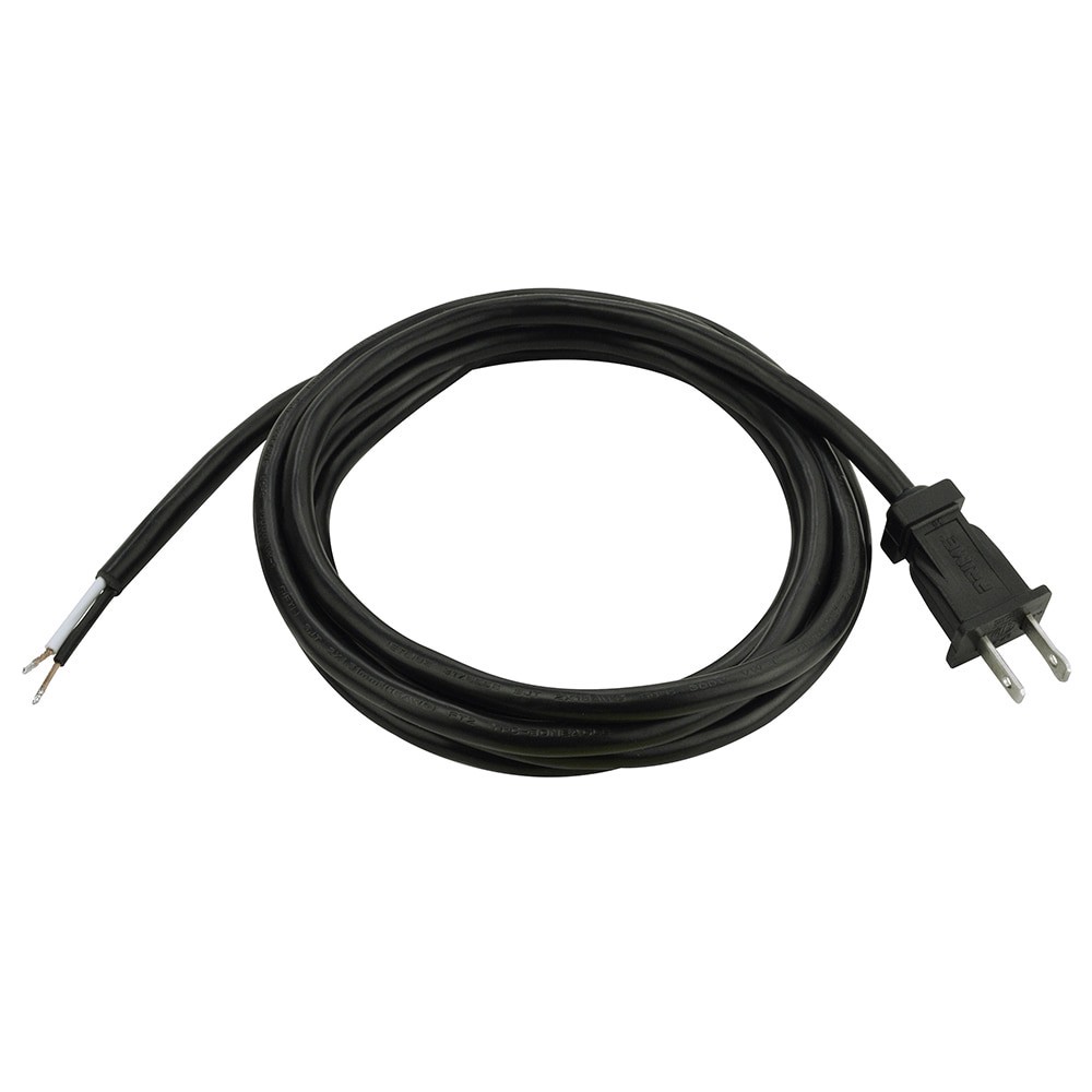 slide 4 of 4, Utilitech 8-ft 13 -Amp 2 -Prong Black Garbage disposal Appliance Power Cord, 1 ct