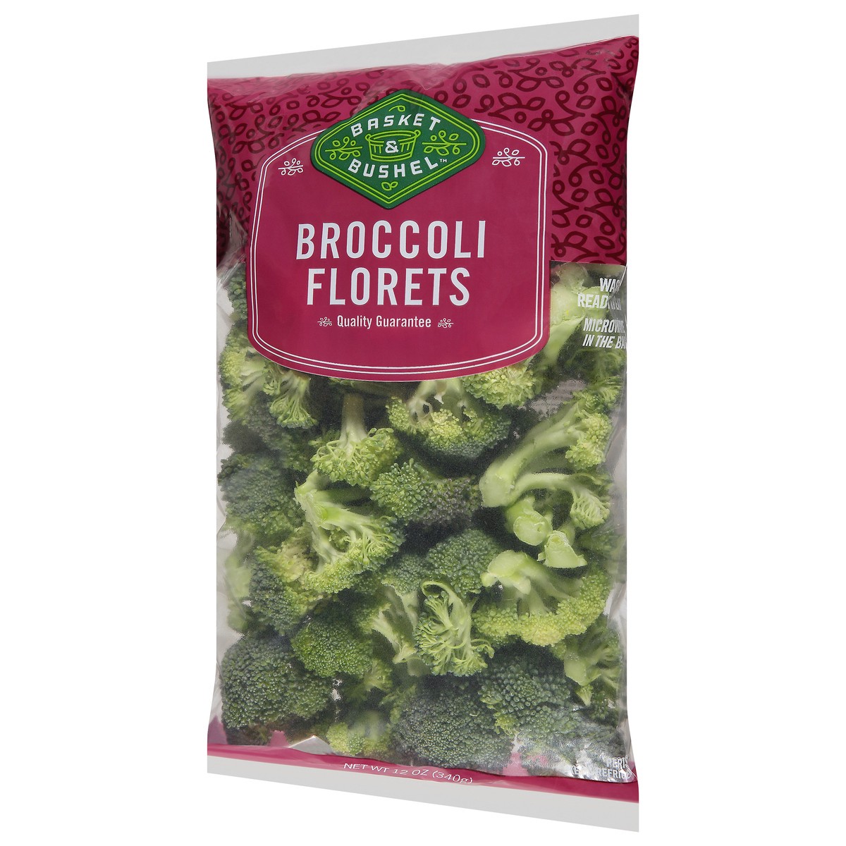 slide 3 of 4, Basket & Bushel Broccoli Florets 12 oz, 12 oz