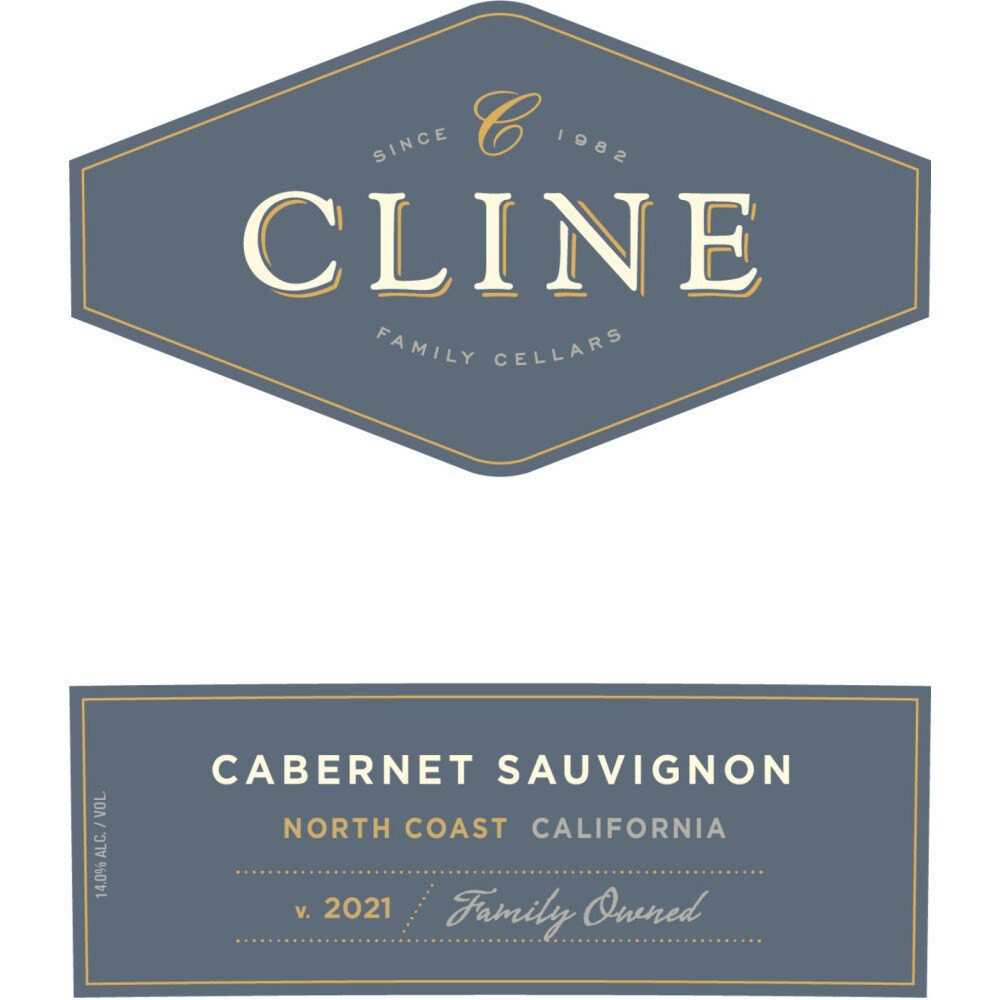 slide 3 of 3, Cline Cabernet Sauvignon, 750 ml