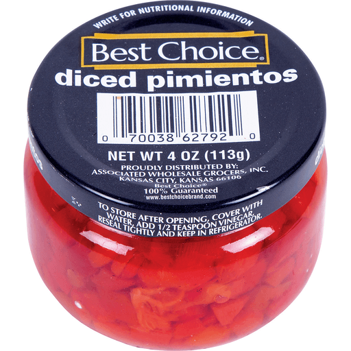 slide 1 of 1, Best Choice Diced Pimentos, 4 oz