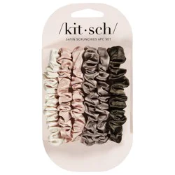 Kitsch Satin Scrunchies 6 ea