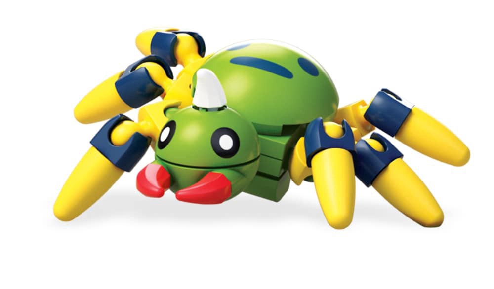 slide 2 of 4, Mega Construx Pokemon Spinarak Figure, 36 ct