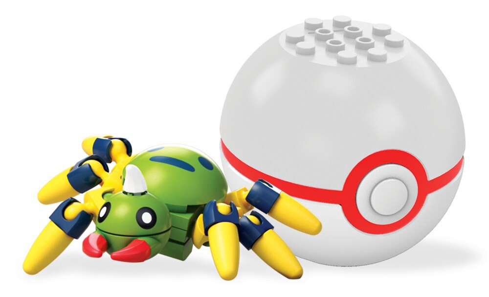 slide 3 of 4, Mega Construx Pokemon Spinarak Figure, 36 ct