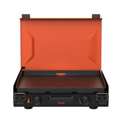 Blackstone 20 x 14 Camping Griddle 280-Sq. in Orange Portable Liquid propane Grill