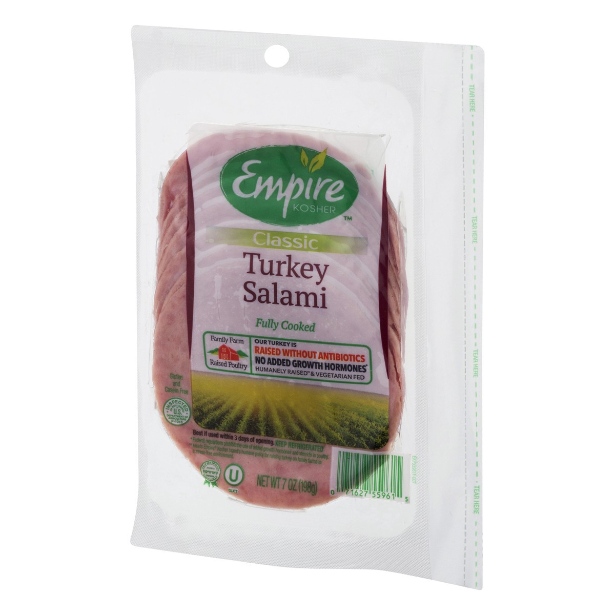 slide 3 of 9, Empire Kosher Empire Slices Turkey Salami - 7 Oz, 7 oz