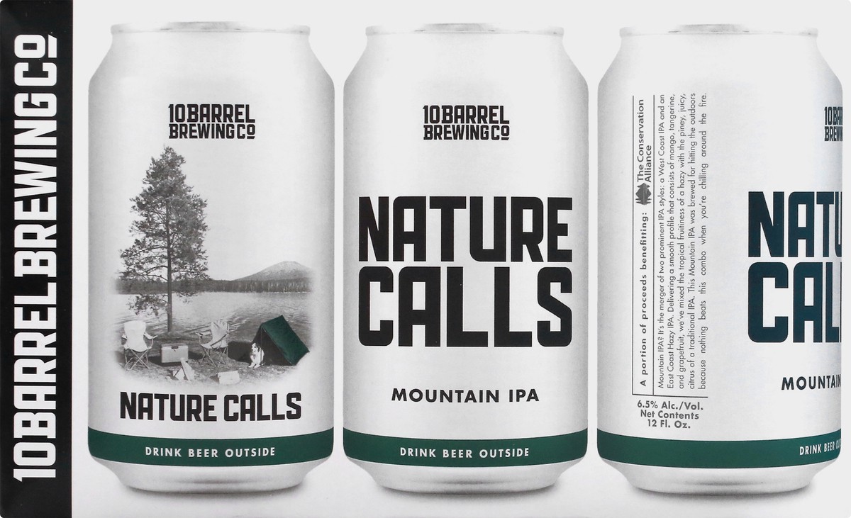 slide 4 of 8, Nature Calls Mountain 6 Pack 12 oz Cans, 6 ct