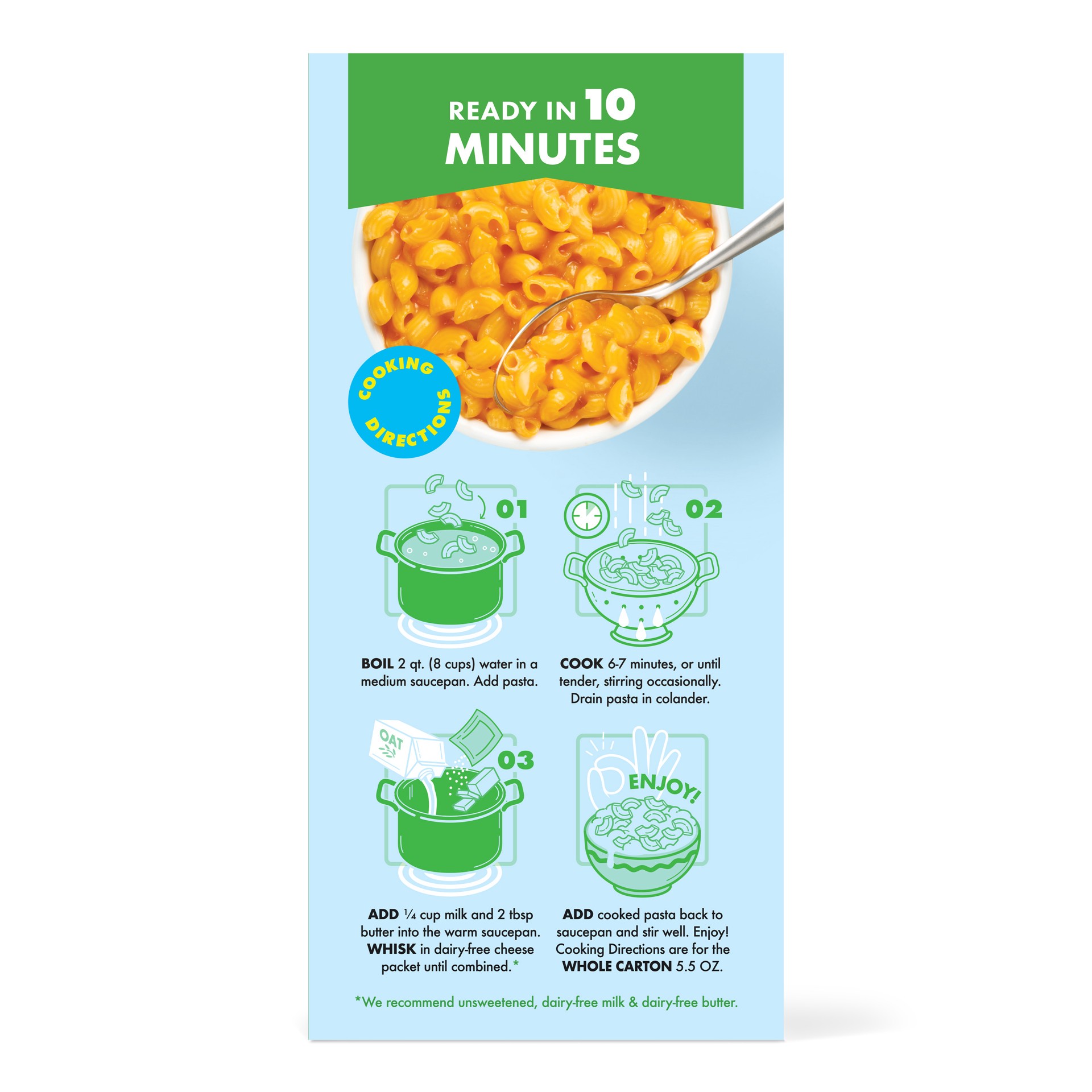 slide 6 of 8, Daiya Dairy-Free Aged Cheddar Mac & Cheese 5.5 oz, 5.5 oz