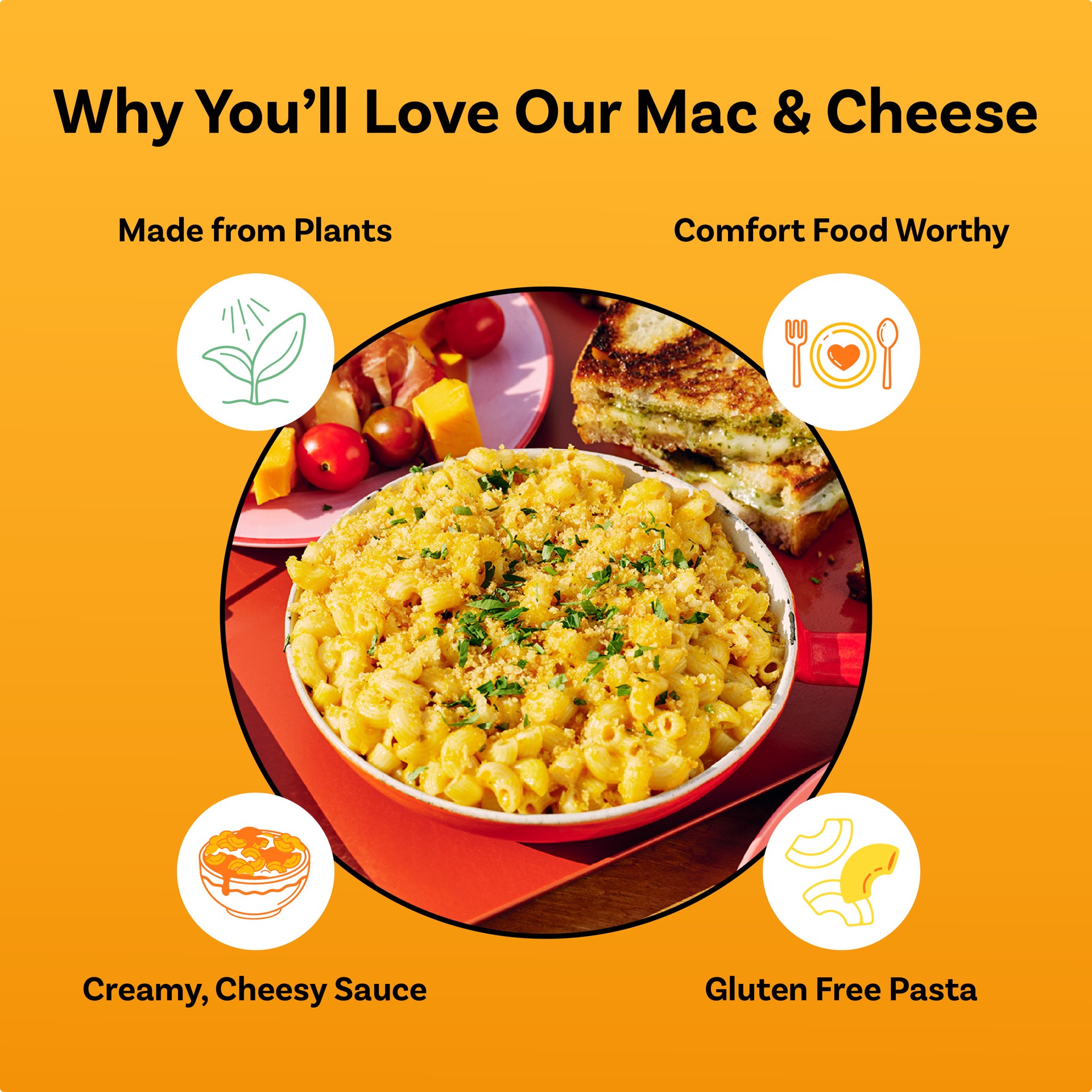 slide 4 of 8, Daiya Dairy-Free Aged Cheddar Mac & Cheese 5.5 oz, 5.5 oz