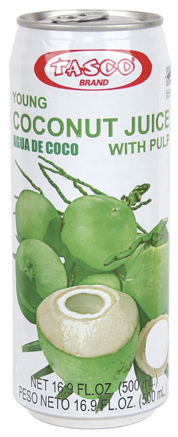 slide 1 of 1, Tasco Young Coconut Juice With Pulp, 16.9 oz