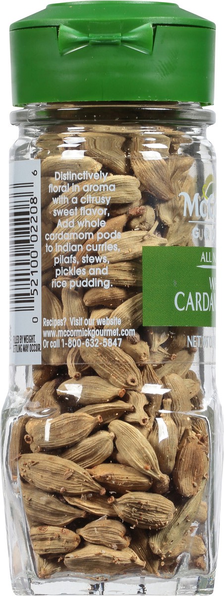 slide 6 of 7, McCormick Gourmet All Natural Whole Cardamom Pods, 0.95 oz, 0.95 oz