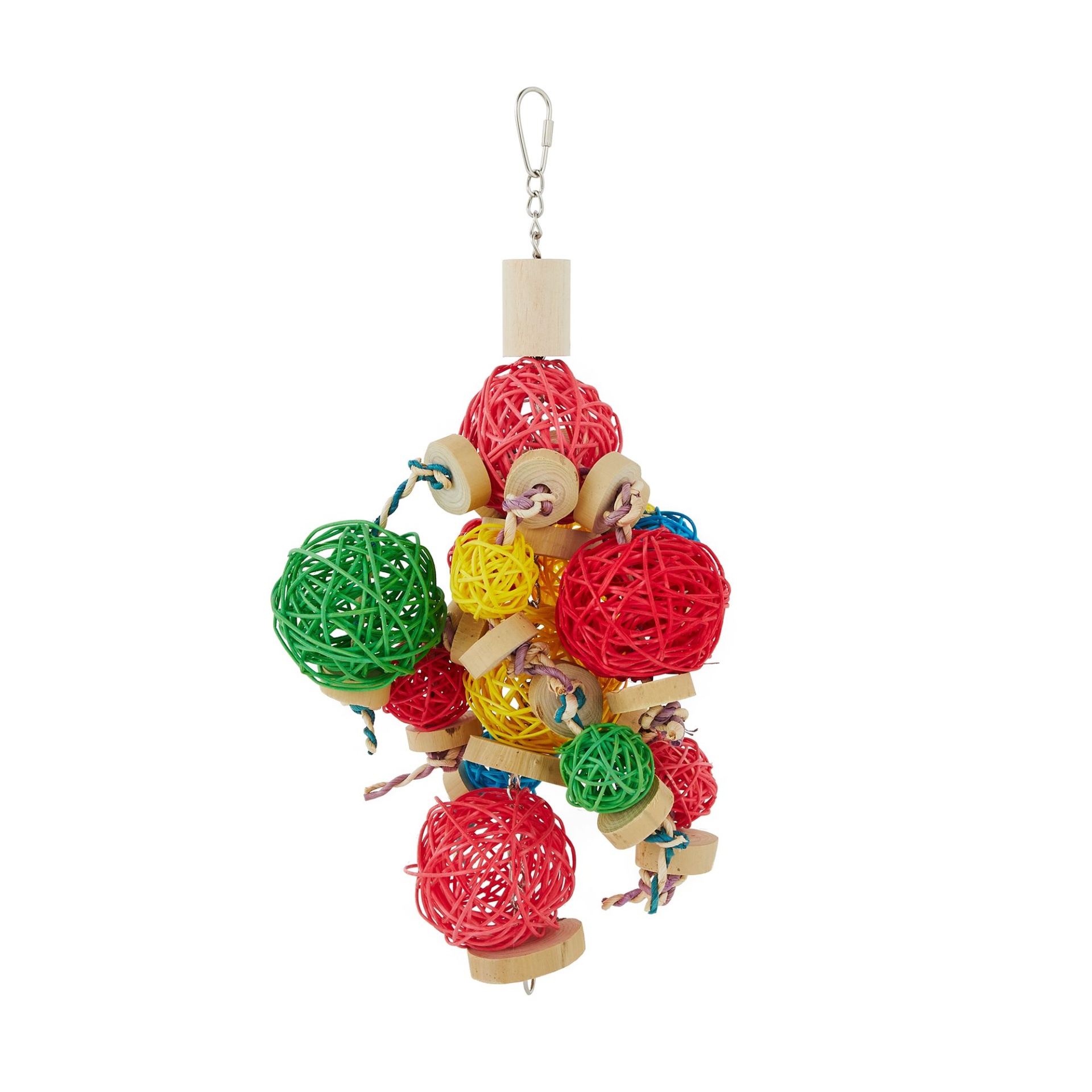 slide 1 of 1, All Living Things Willow Ball Bunch Bird Toy, 1 ct