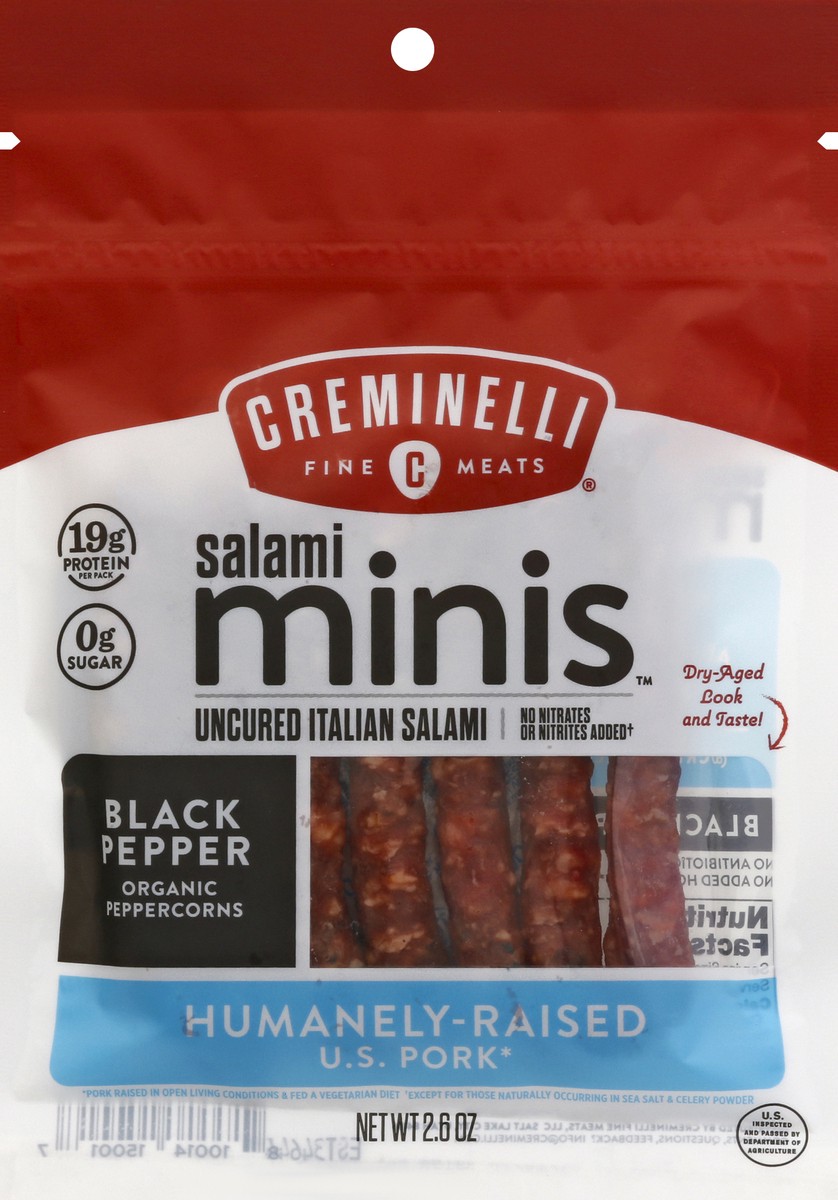 slide 3 of 7, Creminelli Italian Salami 2.6 oz, 2.6 oz