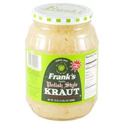 Frank's Polish Style Kraut - 32 oz