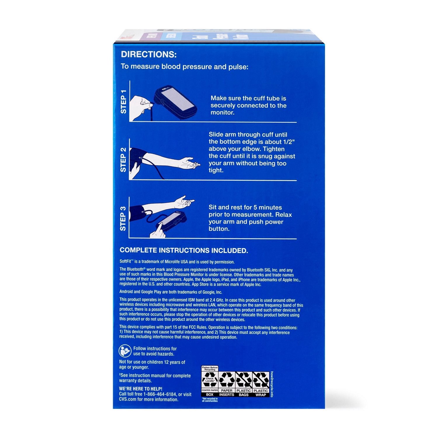 slide 2 of 6, Cvs Upper Arm 800 Series Blood Pressure Monitor, 1 ct