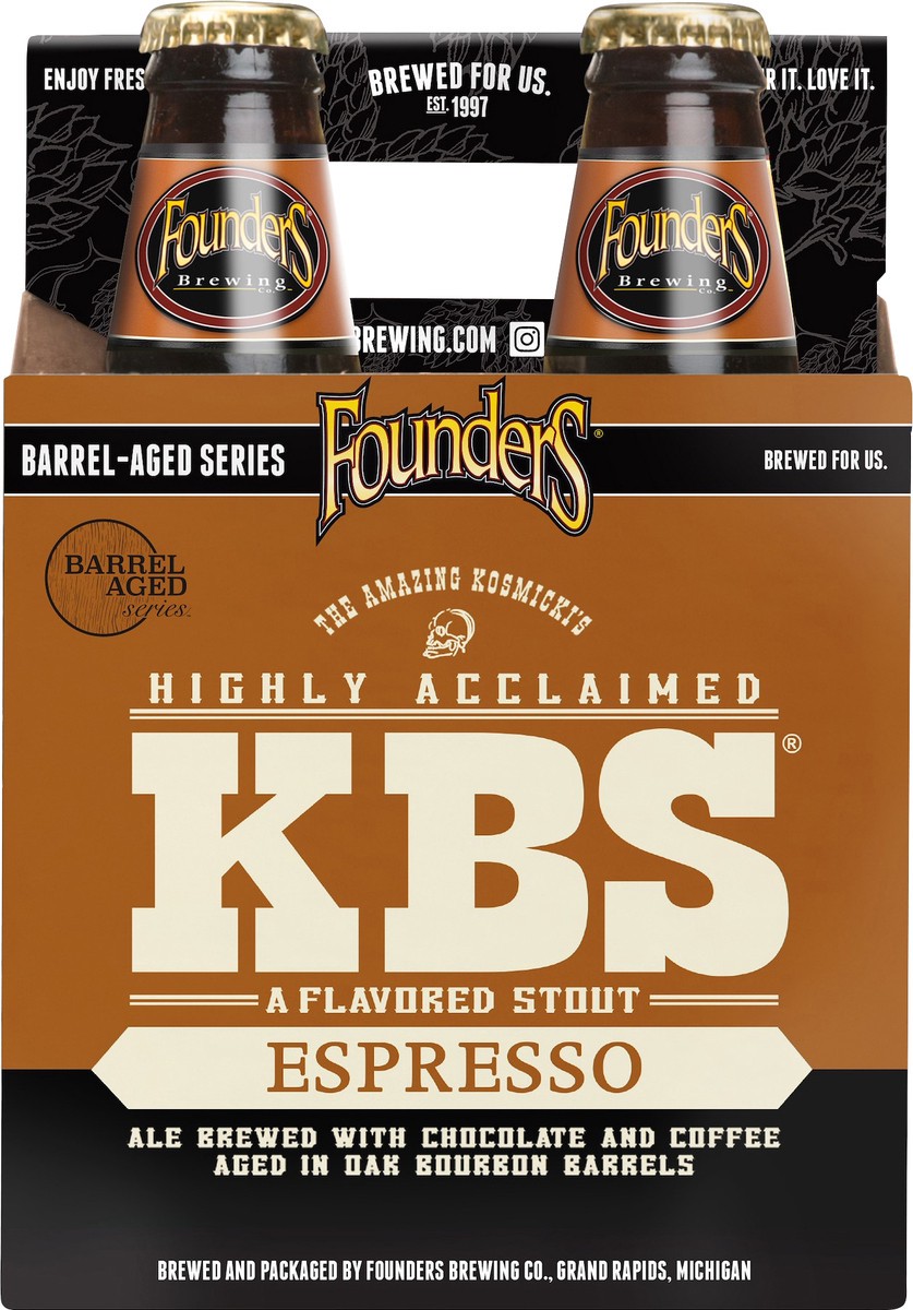 slide 3 of 6, Founders Brewing Co. Beer, A Flavored Stout, Espresso, 48 oz