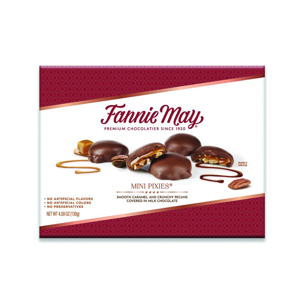 slide 3 of 3, Fannie May Mini Pixies Box, 7.16 oz