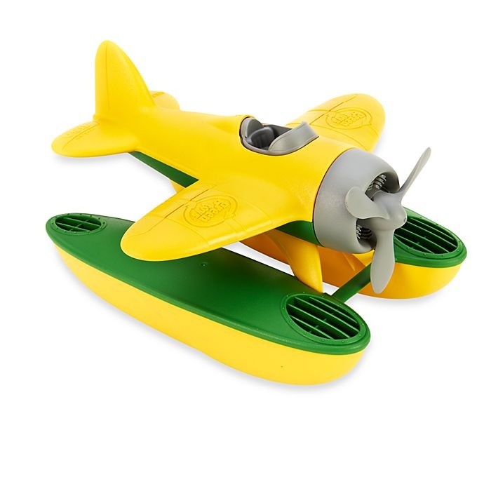 slide 1 of 1, Green Toys Seaplane with Wings - Yellow, 1 ct