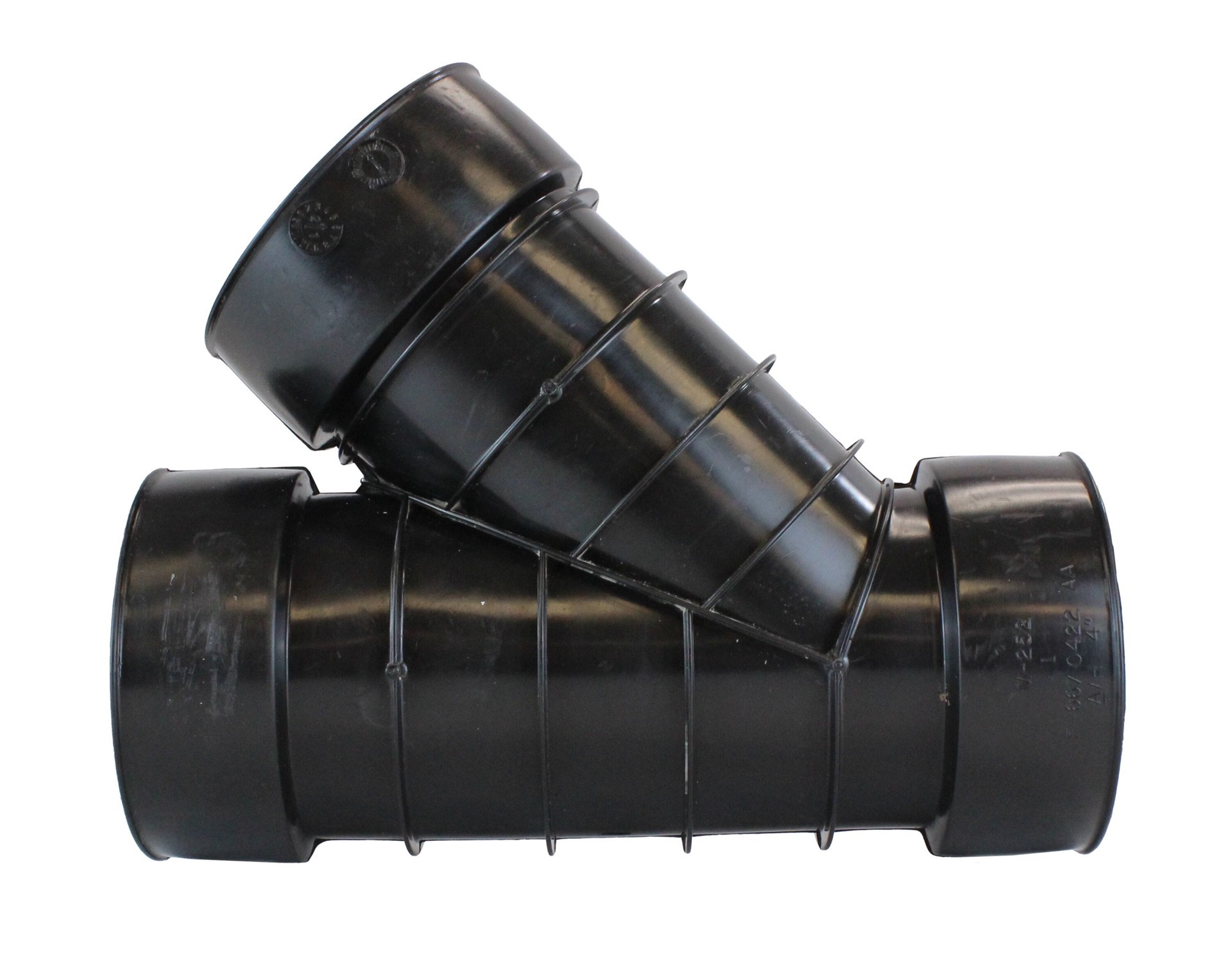 slide 3 of 6, ADS 4-in x 4-in Corrugated Wye Fittings, 1 ct