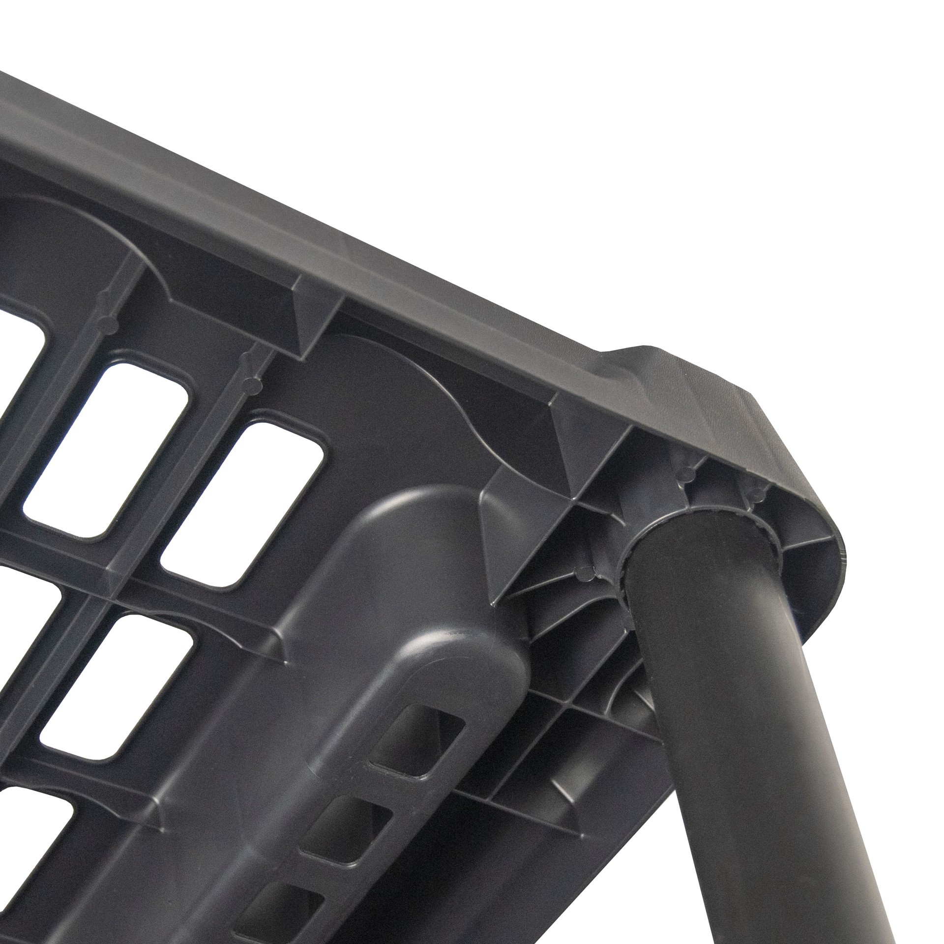 slide 5 of 6, Project Source 5 -Tier Heavy Duty Black Plastic Utility shelving unit with Ventilated Shelves ( 36-in W x 18.0-in D x 72.0-in H ), 1 ct