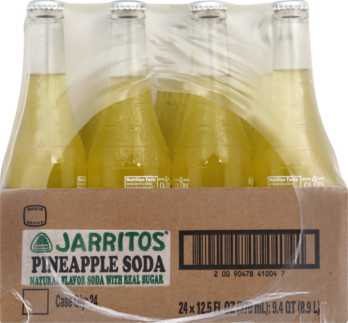 slide 10 of 11, Jarritos Pineapple Soda - 24 ct; 12.5 oz - 24 ct; 12.5 oz, 24 ct; 12.5 oz
