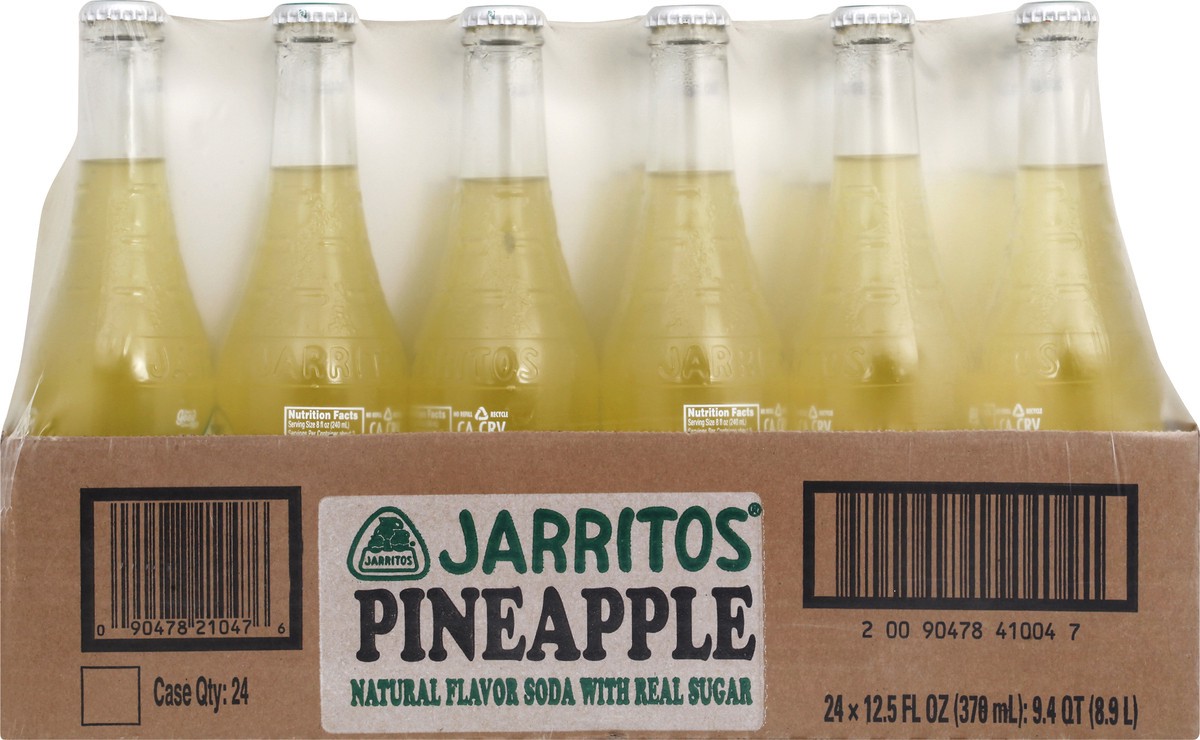 slide 4 of 11, Jarritos Pineapple Soda - 24 ct; 12.5 oz - 24 ct; 12.5 oz, 24 ct; 12.5 oz
