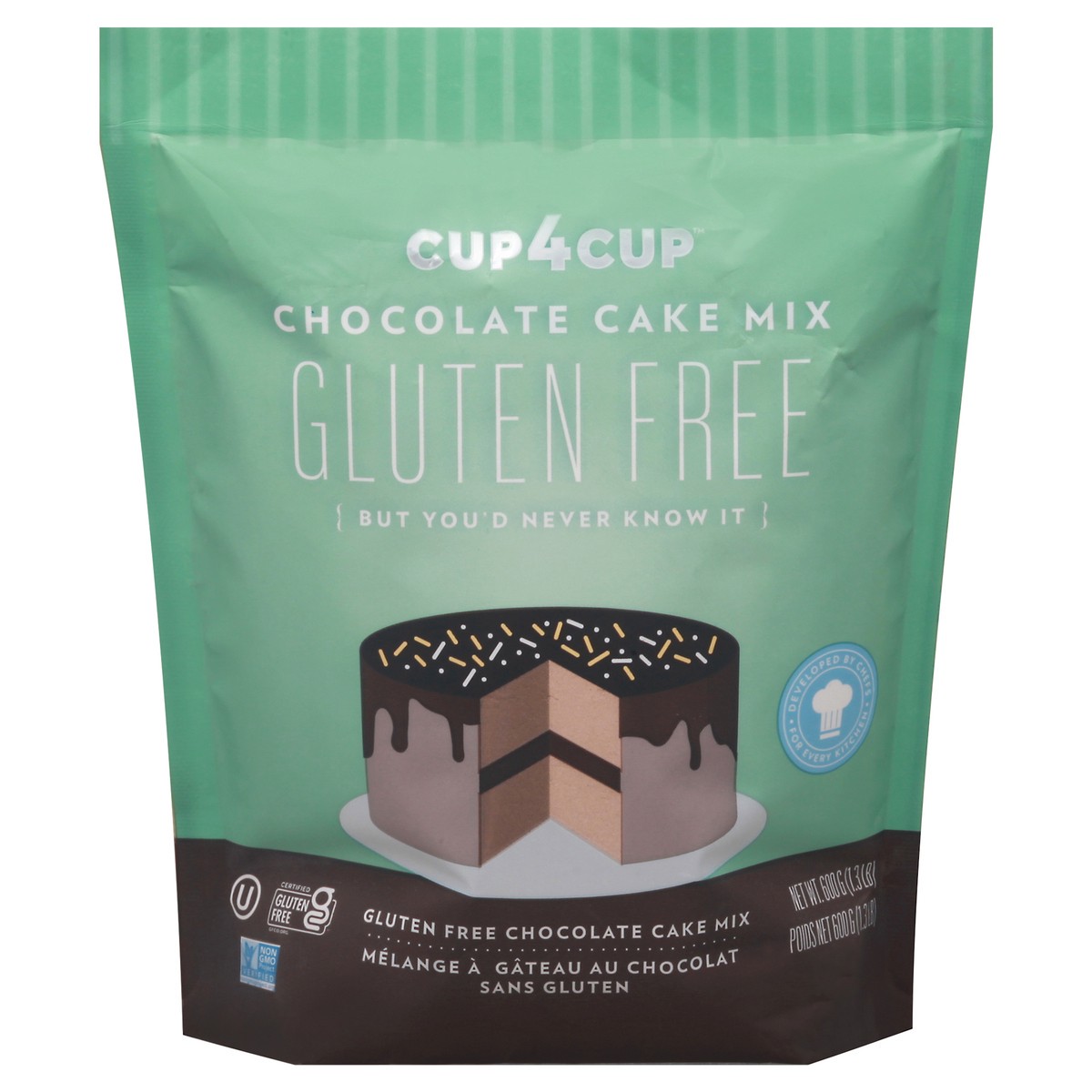 slide 6 of 14, Cup4Cup Gluten Free Chocolate Cake Mix, 21.2 oz