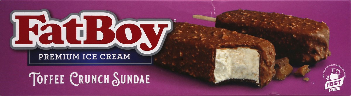 slide 3 of 9, Fat Boy Toffee Crunch Sundae Ice Cream Sundaes 5 ea, 5 ct