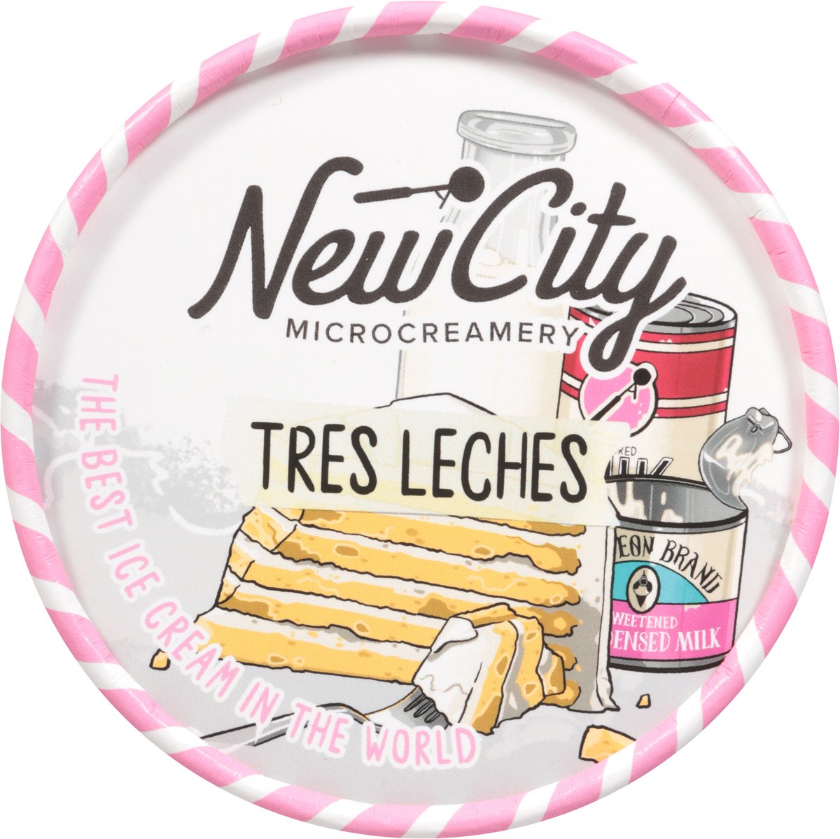 slide 11 of 15, New City Microcreamery Tres Leches Ice Cream 14 fl oz, 14 fl oz