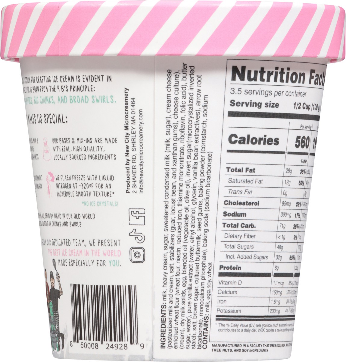 slide 8 of 15, New City Microcreamery Tres Leches Ice Cream 14 fl oz, 14 fl oz