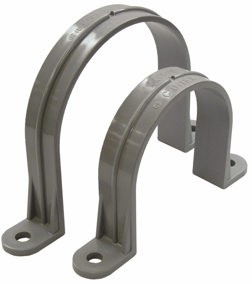 slide 1 of 6, CANTEX 1/2-in Schedule 40, Schedule 80 Plastic External bonding Strap Conduit Fittings 25 -Pack, 1 ct