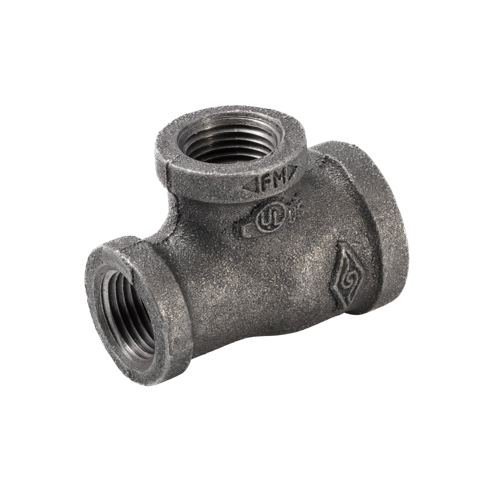 slide 1 of 5, RELIABILT 3/4-in x 1/2-in x 1/2-in Black Reducing Tee, 1 ct